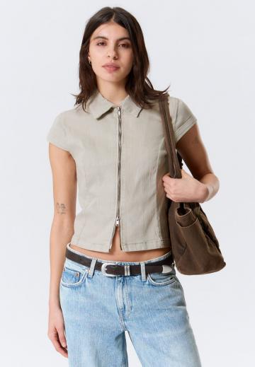 Джинсовая блузка