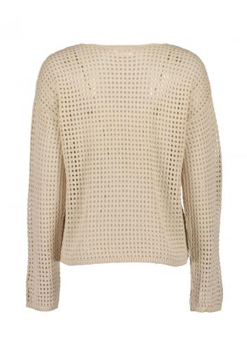 Пуловер в полоску