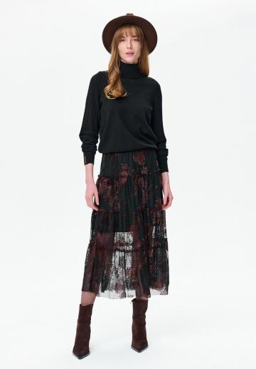 Юбка с воланами