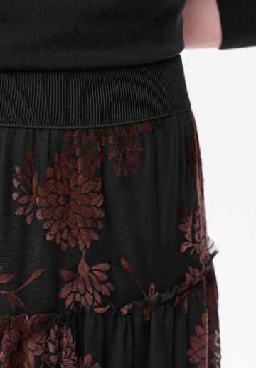 Юбка с воланами