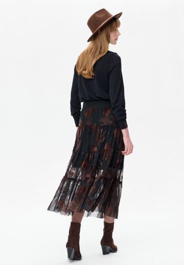 Юбка с воланами