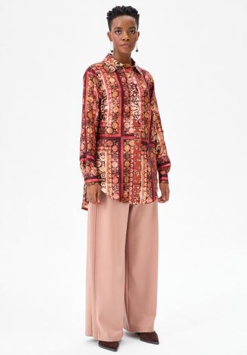 Длинная блузка