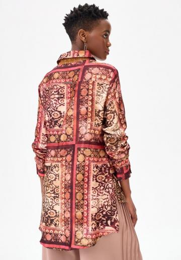 Длинная блузка