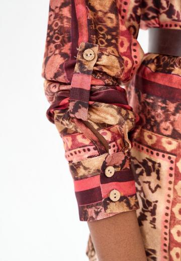 Длинная блузка