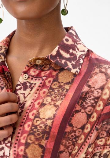 Длинная блузка