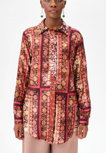 Длинная блузка