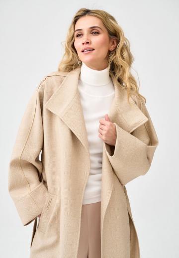 Шерстяное пальто