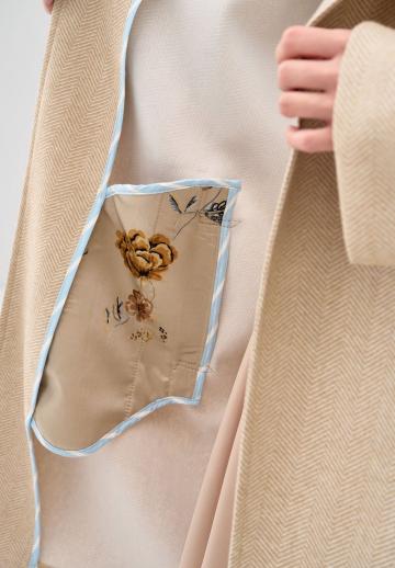 Шерстяное пальто