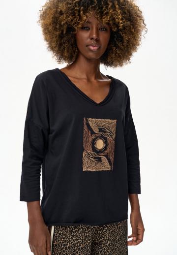 Майка с рукавом три четверти