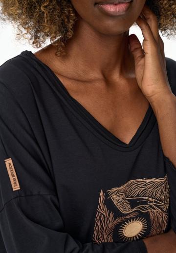 Майка с рукавом три четверти