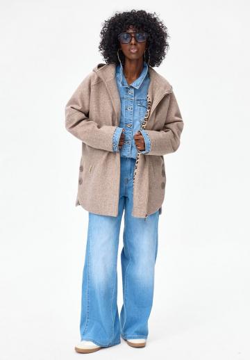 Шерстяное пальто