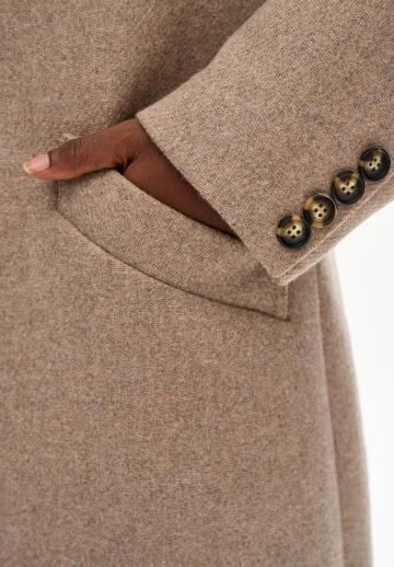 Шерстяное пальто