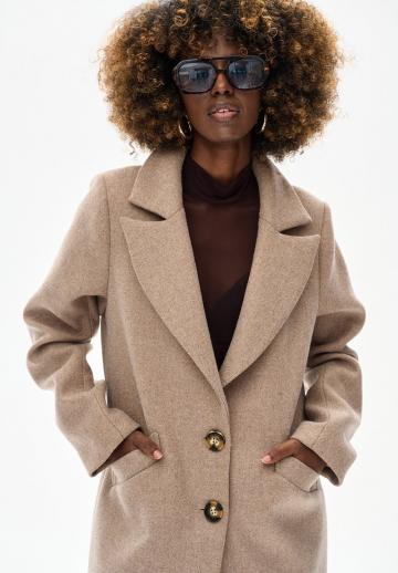 Шерстяное пальто