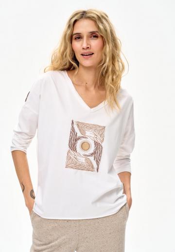 Майка с рукавом три четверти