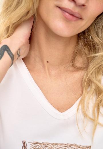 Майка с рукавом три четверти