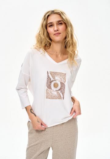 Майка с рукавом три четверти