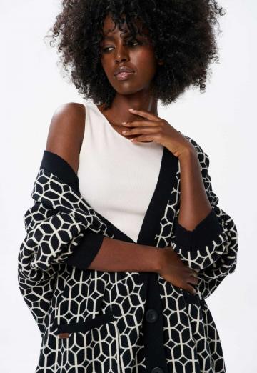 Длинный кардиган