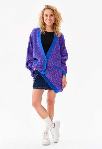 Длинный кардиган