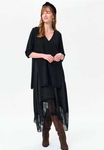 Вязаное платье