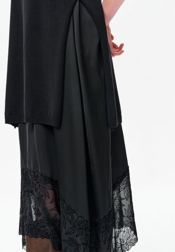 Вязаное платье