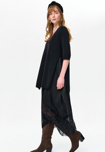 Вязаное платье