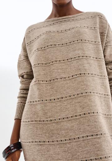 Вязаное платье