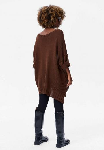 Длинный пуловер