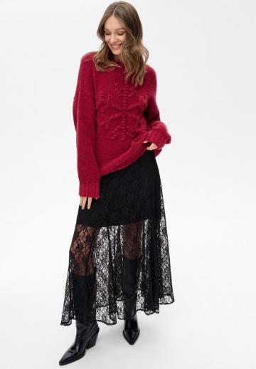 Длинный пуловер