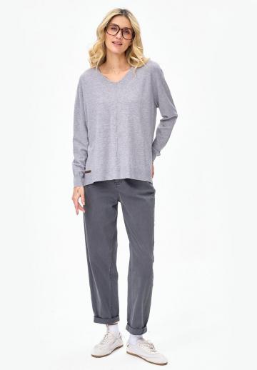 Длинный пуловер