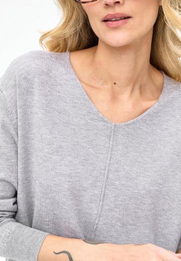 Длинный пуловер