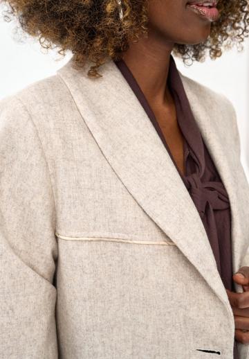 Шерстяное пальто