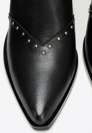 Полусапожки на высоком каблуке