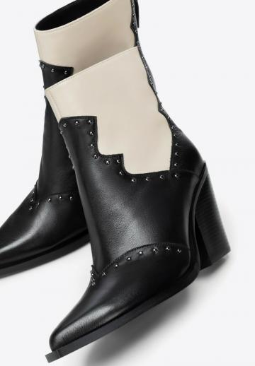 Полусапожки на высоком каблуке