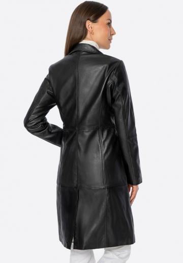 Кожаное пальто