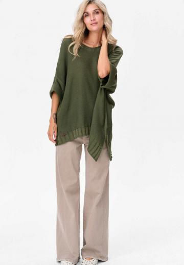 Длинный пуловер