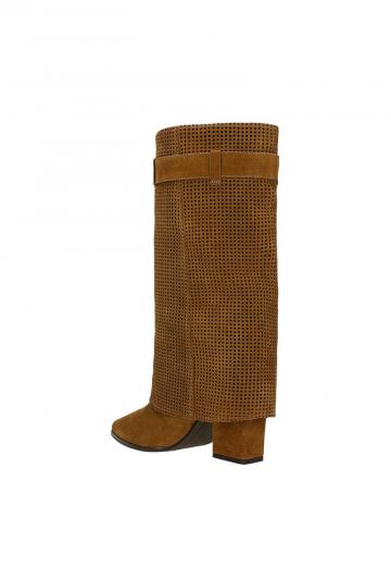 Полусапожки на высоком каблуке