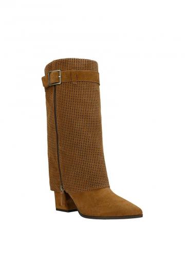 Полусапожки на высоком каблуке