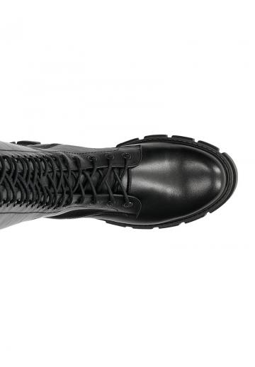 Сапоги на шнуровке