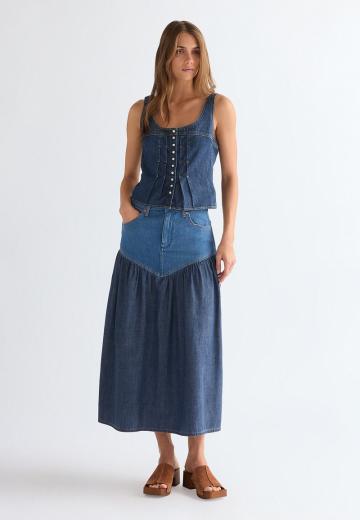 Джинсовая юбка