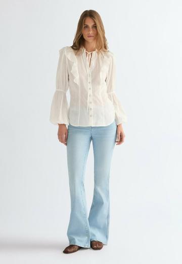 Джинсовая блузка