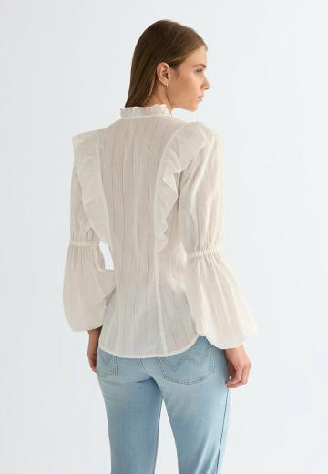 Джинсовая блузка