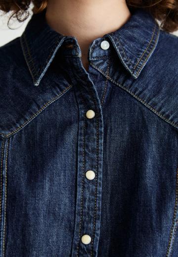 Джинсовая блузка