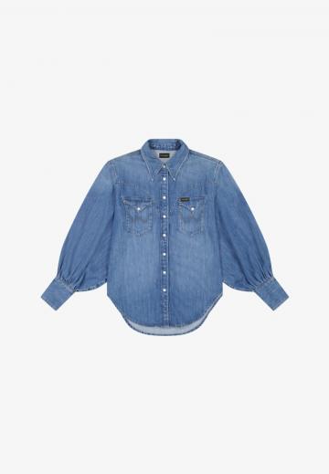 Джинсовая блузка