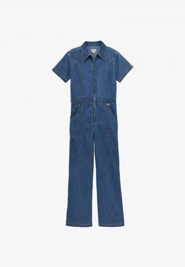 Джинсовый комбинезон