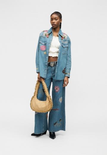 Джинсовая блузка