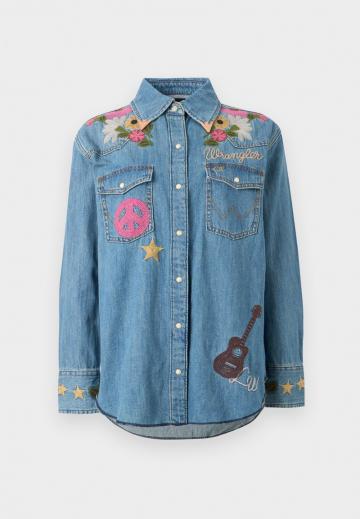 Джинсовая блузка