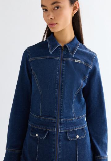 Джинсовый комбинезон