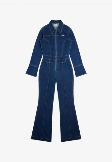 Джинсовый комбинезон