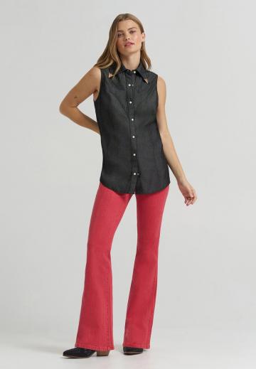 Джинсовая жилетка