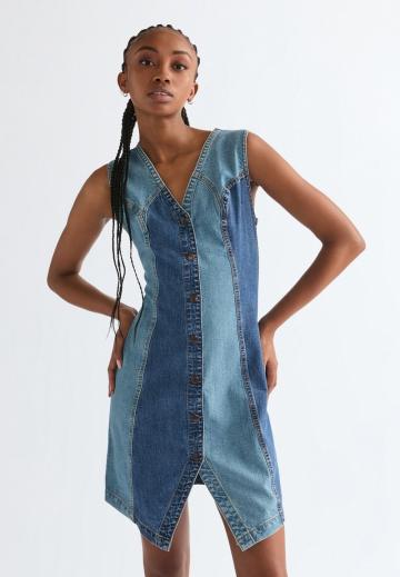 Джинсовый комбинезон